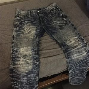 Jordan Craig Ripped Biker Jeans